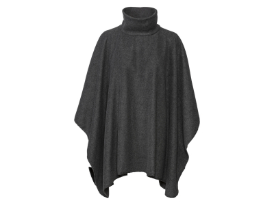Пончо OneSize,XXS,XS,S,M,L,XL,XXL   флісове для жінки Esmara 425284 графітовий 87600