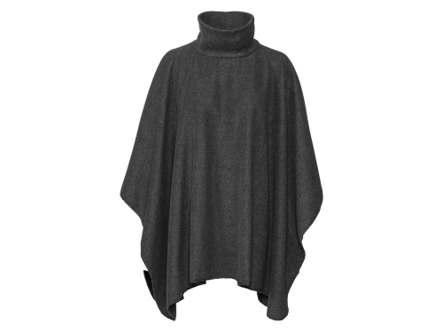 Пончо OneSize,XXS,XS,S,M,L,XL,XXL   флісове для жінки Esmara 425284 графітовий 87600
