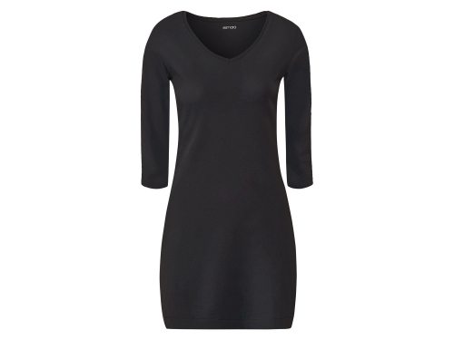 Футболка-лонгслів рукав 3/4 для жінки Esmara 379690 34 / XS чорний  89027
