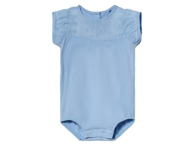 Боді (звич.) з коротким рукавом для дівчинки Lupilu 461446 050-56 см (0-2 months) блакитний  89374