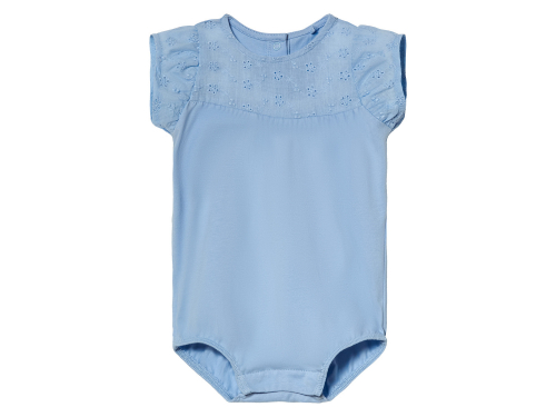 Боді (звич.) з коротким рукавом для дівчинки Lupilu 461446 050-56 см (0-2 months) блакитний  89374