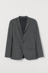 Піджак приталеного крою для чоловіка H&M 0803256-001 42 / L (EU) сірий  79941