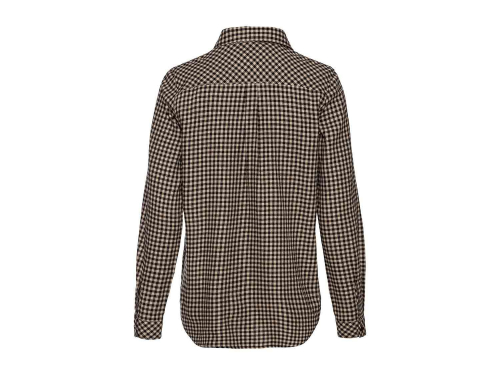 Рубашка з довгими рукавами для жінки Esmara 391926 34 / XS (EU) коричневий  83826