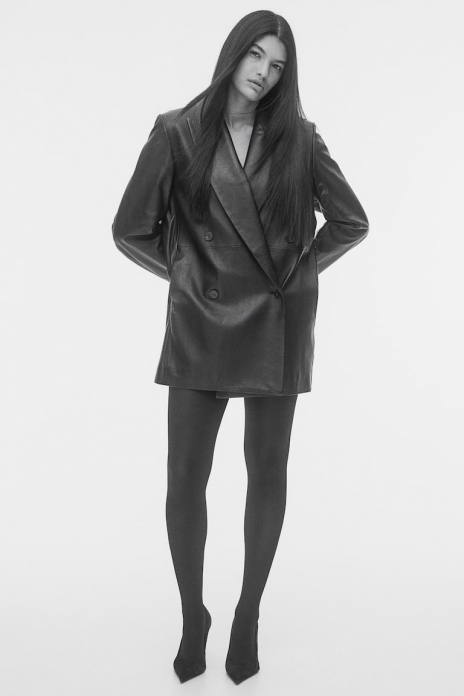 Колготки капронові для жінки H&amp;M 1176239-001 38 / M чорний  85511