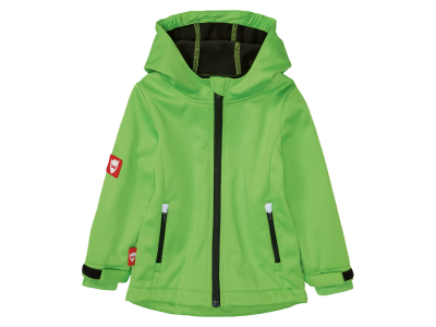 Куртка Softshell водовідштовхувальна та вітрозахисна для хлопчика Lupilu 375430 098-104 см (2-4 years) салатовий  81700