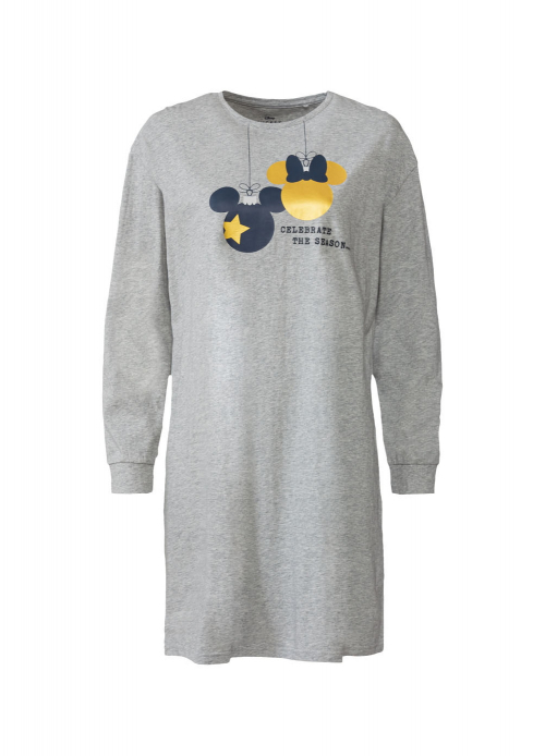 Нічна сорочка Mickey Mouse для жінки Esmara 392928 38 / M сірий  76920