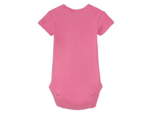 Бодік короткий рукав для дівчинки Lupilu 358187 062-68 см (2-6 months) рожевий  74694