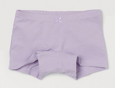 Трусики 122-128 см (6-8 years)   -боксери однотонні для дівчинки H&M 0690054009 фіолетовий 58309