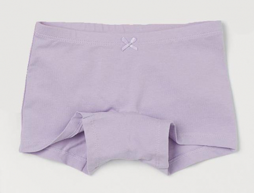Трусики 122-128 см (6-8 years)   -боксери однотонні для дівчинки H&amp;M 0690054009 фіолетовий 58309