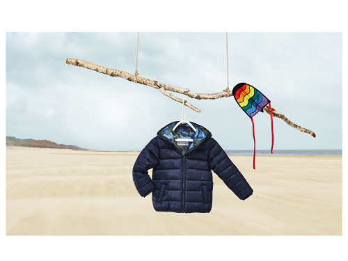 Куртка демісезонна з капюшоном для хлопчика Lupilu 378049 098 см (2-3 years) темно-синій  86395