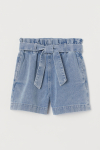 Шорти джинсові для дівчинки H&M 0823242-001 152 см (11-12 years) блакитний  80003