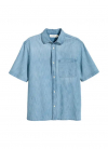 Рубашка джинсова для чоловіка H&M 0495629-5 38 / M блакитний  80504