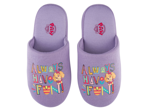 Хатні капці з антиковзною підошвою для дівчинки Disney 395059 розмір взуття 36-37 фіолетовий  78720