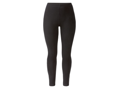 Лосини (звич.) бавовняні для жінки Esmara 370770 44 / XXL чорний  89119