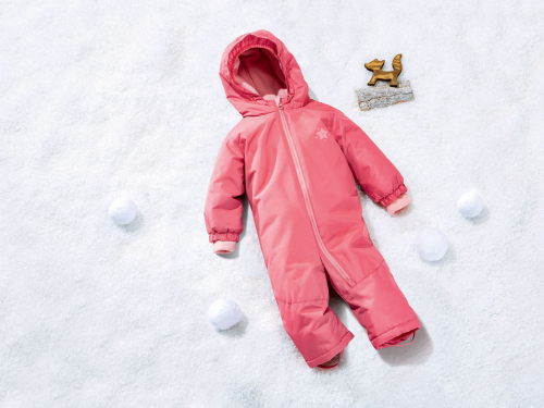 Теплий комбінезон 092 см (18-24 months)   мембранний (1500мм) для дівчинки Lupilu 363025 рожевий 86070