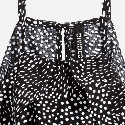 Топ без рукавів для жінки H&amp;M 0480106-5 34 / XS (EU) чорно-білий  82817