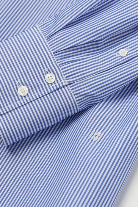 Рубашка оверсайз для чоловіка H&amp;M 0987601-2 40 / L блакитний  80019
