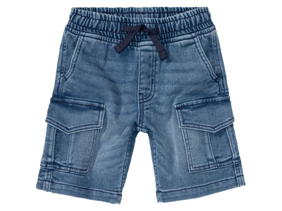 Шорти 098-104 см (2-4 years)   джинсові для хлопчика Lupilu 402336 синій 81050