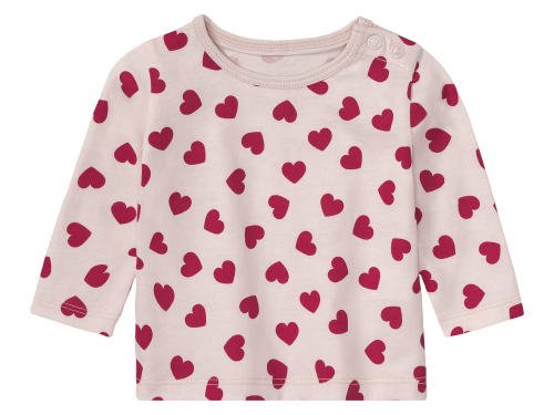 Костюм 074-80 см (6-12 months)   (лонгслів штани і слюнявчик) для дівчинки Lupilu 417215 рожевий 91068