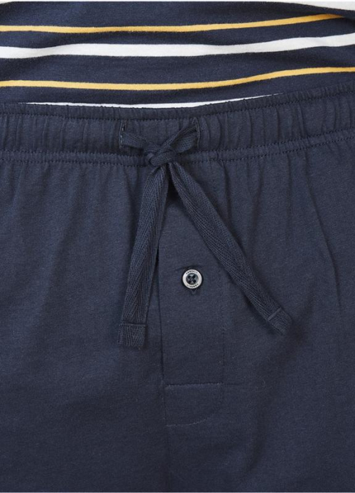 Піжама (футболка і шорти) для чоловіка Livergy 409166/1 36 / S темно-синій  78949