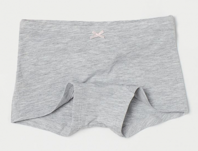Трусики 110-116 см (4-6 years)   -боксери для дівчинки H&M 0688916006 сірий 62168