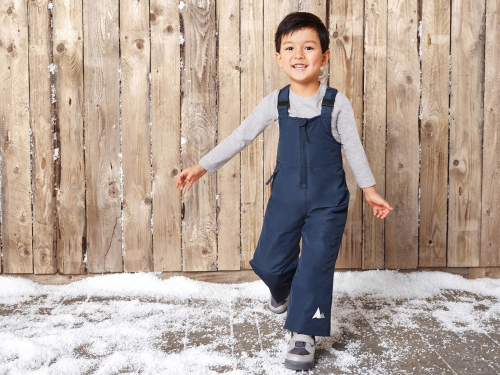 Теплий напівкомбінезон 086-92 см (12-24 months)   водовідштовхувальний та вітрозахисний для хлопчика Crivit 314045 темно-синій 63534