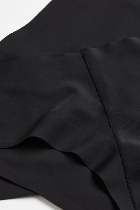 Трусики коригувальні з мікрофібри для жінки H&amp;M 1127081-002 40 / L чорний  86174