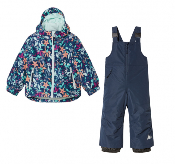 Гірськолижний костюм 086-92 см (12-24 months)   мембранний куртка і напівкомбінезон для дівчинки Lupilu 481570-481572 синій 91858