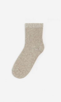 Шкарпетки (пусто)   середньої довжини для хлопчика H&M 1060473-013 розмір взуття 25-27 (3-5 years) бежевий 80988