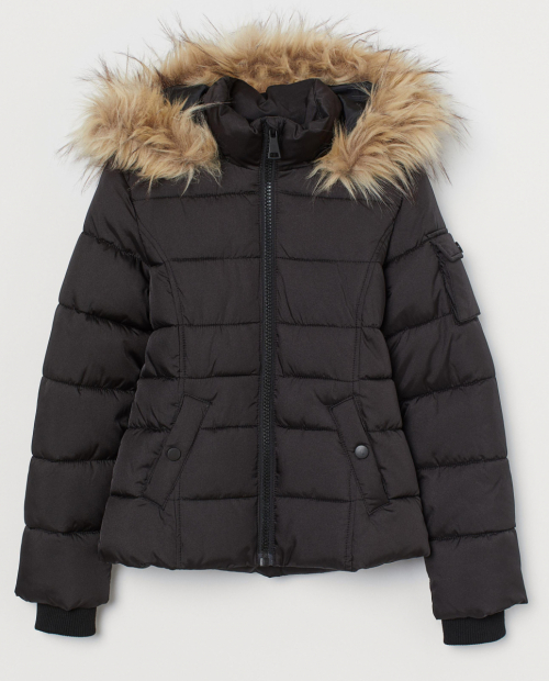 Куртка  для дівчинки H&amp;M 0762618002 164 см (13-14 years) чорний 60918