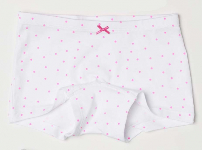 Трусики 110-116 см (4-6 years)   -боксери для дівчинки H&M 0670674009 білий 90833