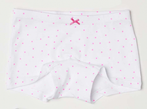 Трусики 110-116 см (4-6 years)   -боксери для дівчинки H&amp;M 0670674009 білий 90833