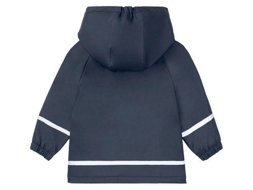 Куртка-дощовик 086-92 см (12-24 months)   на флісовій підкладці для дівчинки Lupilu 356921 темно-синій 72800