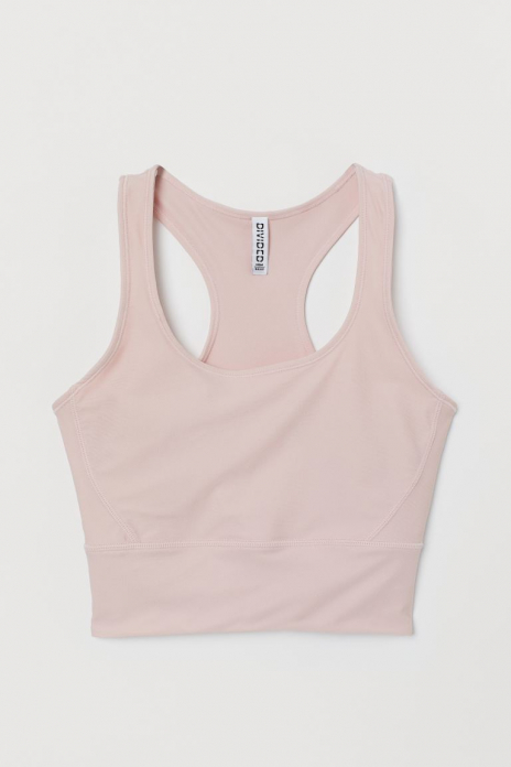 Спортивний топ борцівка для жінки H&amp;M 0838197-002 34 / XS рожевий  82501