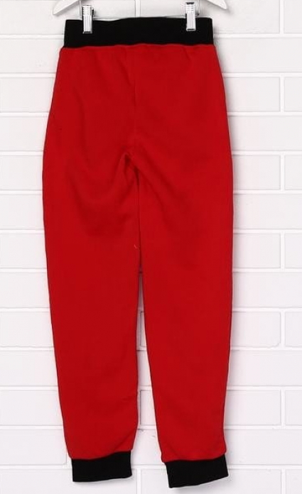 Штани    на флісі для дівчинки Lupilu 279924 110-116 см (4-6 years) червоний 58257
