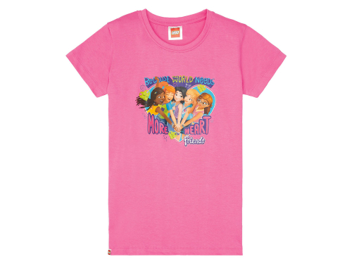 Піжама (футболка + штани) для дівчинки Disney 394525 122-128 см (6-8 years) рожевий  74204