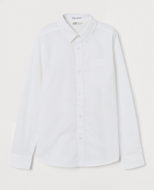 Рубашка  для хлопчика H&amp;M 0791875001 146 см (10-11 years) білий 63958