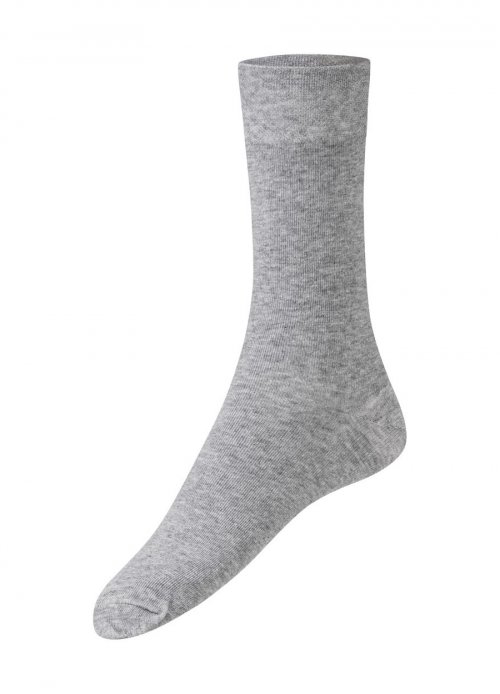 Шкарпетки 39-42   однотонні високі з широкою резинкою для чоловіка Livergy BDO72220 сірий 74964