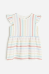 Плаття    бавовняне з воланами для дівчинки H&M 0928133-042 104 см (3-4 years) Різнобарвний 80255