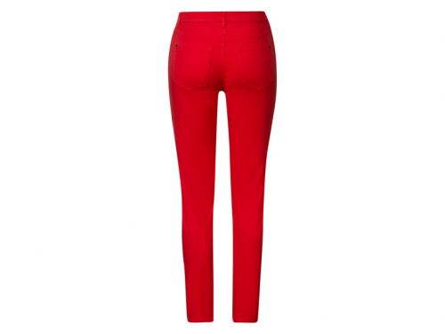 Джинси 46,L  Skinny завужені для жінки Esmara 434932 червоний 91290