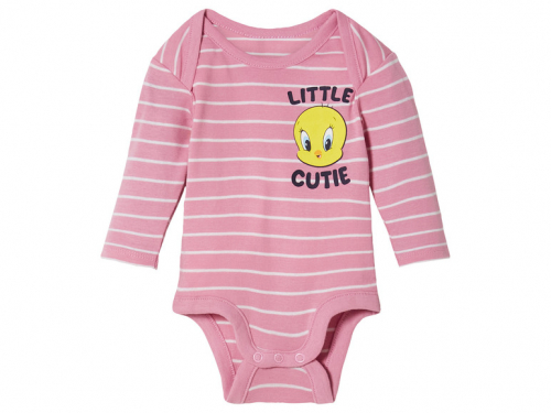 Боді (звич.) з довгими рукавами для дівчинки Disney 468578 074-80 см (6-12 months) рожевий  88983