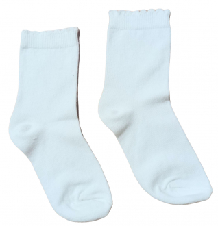 Шкарпетки 25-27   довгі для дівчинки H&M BDO44365-3-1 білий 67171
