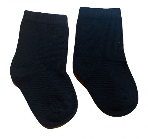Шкарпетки довгі для хлопчика H&amp;M BDO44365-2 розмір взуття 10-12 (0-3 months) чорний 67095