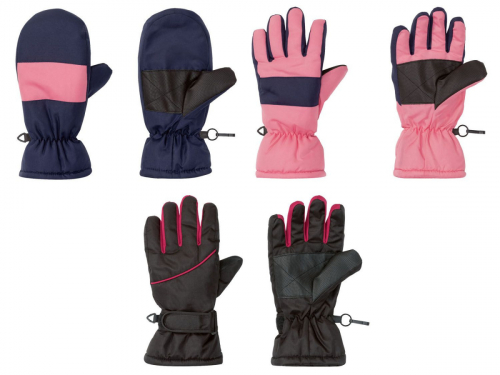 Перчатки для дівчинки Crivit 335842 розмір перчаток 6.5 (10-12 years, 146-152 см) чорний  65709