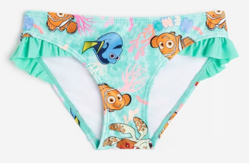 Плавки 110-116 см (4-6 years)   з оборками для дівчинки H&amp;M 1153286-001 бірюза 92082