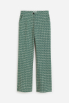Штани розкльошені для жінки H&M 1155258-006 34 / XS (EU) зелений  80477