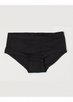 Трусики 146-152 см (10-12 years)   хіпстери для дівчинки H&M 0669999001 чорний 75979