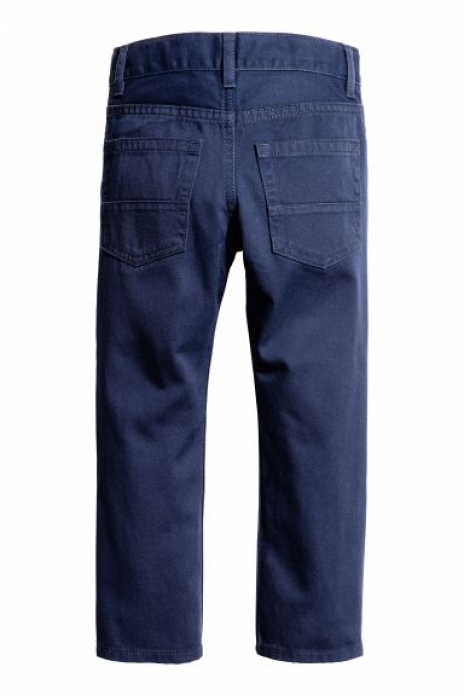Штани  для хлопчика H&amp;M 0501116005 110 см (4-5 years) темно-синій 62390