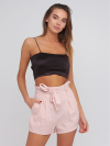 Топ з еластичної тканини для жінки H&M 0948225 34 / XS чорний  82809
