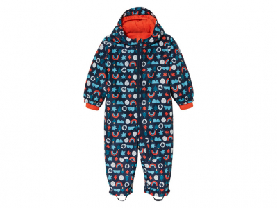 Теплий комбінезон 080 см (9-12 months)   мембранний (1500мм) для хлопчика Lupilu 457507 темно-синій 91536